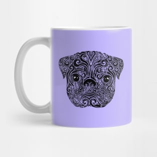 Swirly Pug Mug